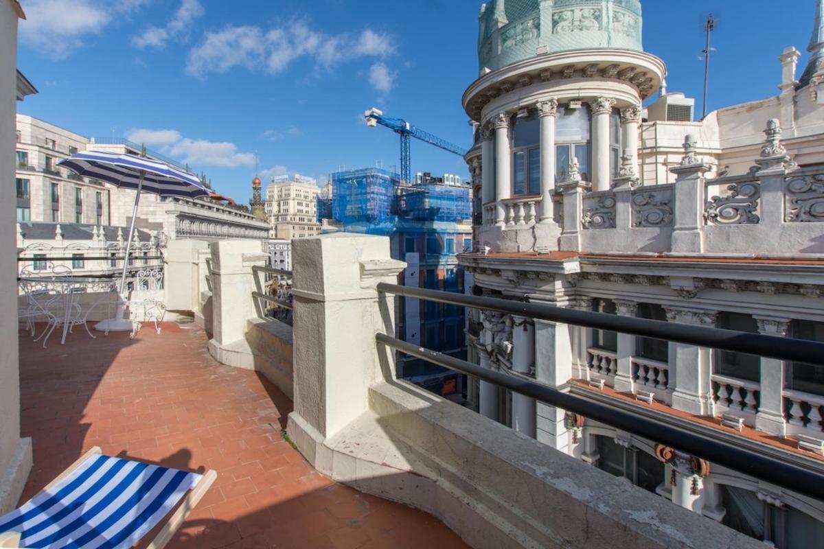 Ferienwohnung Atico Con Terraza De Vistas Inmejorables Madrid Exterior foto